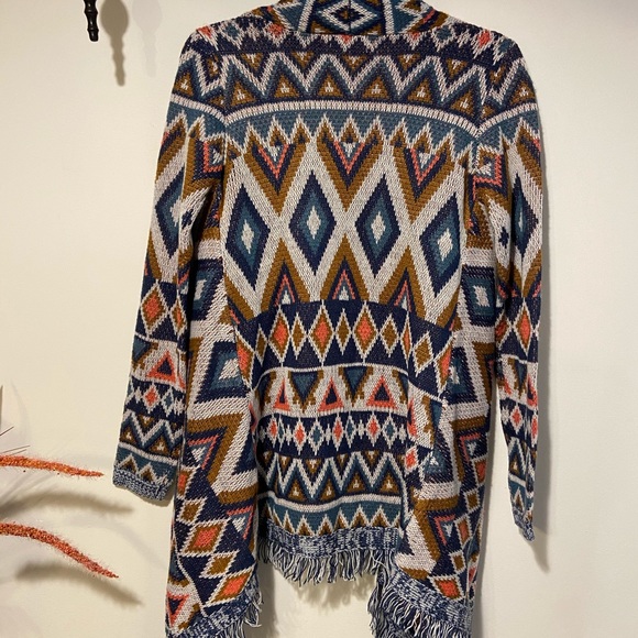 🦋3/$25🦋Arizona Aztec cardigan, juniors size XS - Picture 2 of 2